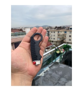 Karaambit Plastik Çakmak Kılıfı Hareketli Sallanabilir Cs Go Cs-Go (ÇAKMAK HEDİYE)