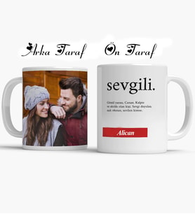 Fotoğraflı Sevgili Kupa Bardak