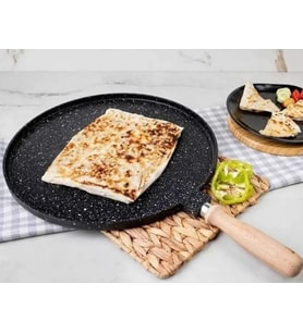 Öztef 36 cm Döküm Derin Gözleme Tavası