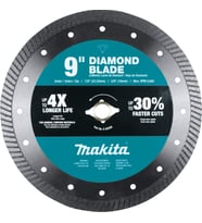 Makita E-02559 9" Elmas Bıçak, Turbo, Genel Amaçlı