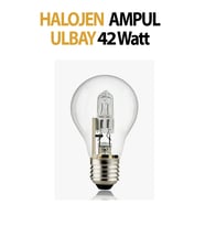 Halojen Ampul 42 Watt ( Dimmer uyumlu ) (Paket İçeriği 4 Adettir) (A.Sarı)
