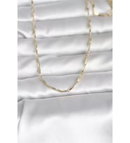 CM 14K Gold Renk İnce Ataç Zincir Model 60 cm Kadın Kolye - TJ-BKO10983