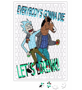Ricky e Bojack let´s Drink Puzzle 240 Parça Yapboz