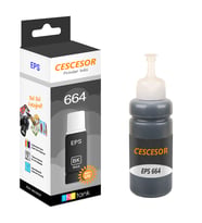 Epson 664 Siyah Muadil Mürekkep - 70 ml - CESCESOR