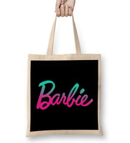 Barbie Logo 02 Bez Çanta Uzun Saplı