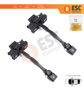 Skoda Octavia MK3 III A7 5E 5E3 5E5 2012-2021 5E0837249 İçin 2 EA Ön Sağ ve Sol Kapı Gergi Yayı