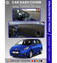 PEUGEOT 5008 (2011-2014) Torpido Örtüsü Panel Koruma Torpido Koruma Tam Uyum Kaymaz Özel Kesim