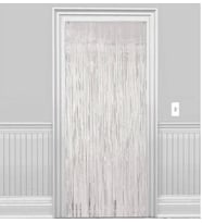 Soft Beyaz Renk Duvar ve Kapı Perdesi 90x200 cm (5047)