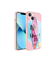 Apple iPhone 13 Uyumlu Kılıf Kamera Korumalı Desenli Sert Silikon Zore Epoksi Kapak (Model 10)