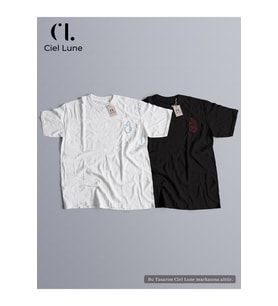 Unisex Ateş ve Su Baskılı Sevgili Çift Kombini Tasarım Oversize Tshirt 2li (Beyaz)