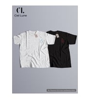 Unisex Ateş ve Su Baskılı Sevgili Çift Kombini Tasarım Oversize Tshirt 2li (Beyaz)