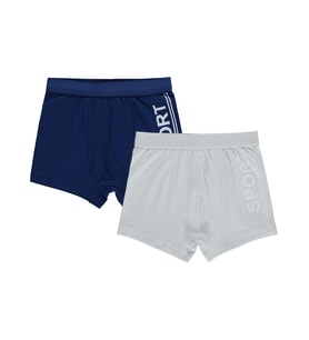 Civil Boys Sport 2-10 Yaş Erkek Çocuk 2'li Boxer - Standart