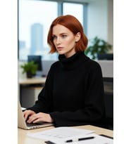 Kadın Balıkçı Yaka Oversize Reglan Kol Triko Kazak Günlük Kullanım İçin Sıcak Tutan Rahat Bir Stil