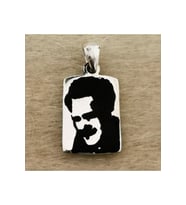 Nazım Hikmet Ran Siületli 925 Ayar Gümüş Kolye Ucu