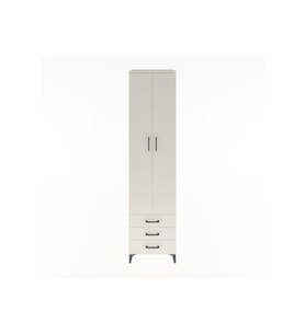 Hyperion Dolap 5 Raflı 3 Çekmeceli 2 Kapaklı 60x44x243 Aytaşı-Aytaşı