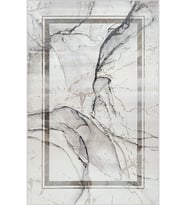 Eliana Home Baskılı, Yıkanabilir Kaymaz Taban Salon Halısı LNA0770 100x150 cm (Gri)