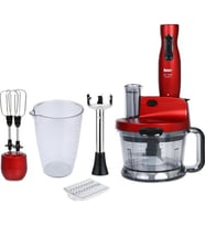 FAKİR MR CHEF QUADRO 1000 W BLENDER SETİ ROUGE (Kırmızı)
