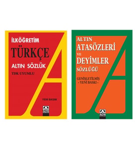 Altın Kitaplar Türkçe Sözlük ve Atasözleri Ve Deyimler Sözlüğü 2 li