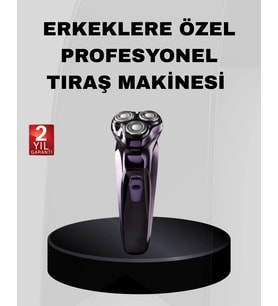 Profesyonel Şarjlı Tıraş Makinesi Ayarlanabilir Başlıklı Kablosuz