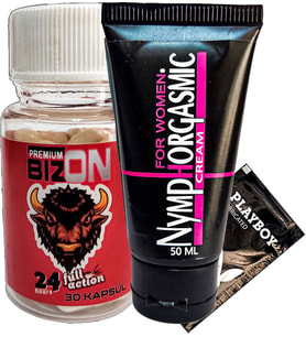 Bizon Erkeklere Full Action 30lu Kapsül + Kadınlara Özel + Lubricated