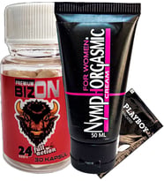 Bizon Erkeklere Full Action 30lu Kapsül + Kadınlara Özel + Lubricated