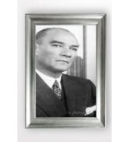 Gümüş Çerçeveli Atatürk Tablo cv735