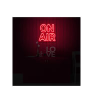 ON AIR Yazılı Neon Tabela