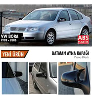 Volkswagen Bora Yarasa Ayna Kapağı Batman Parlak Siyah Piano Black