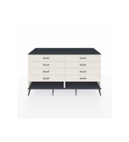 Kronos Konsol 8 Çekmeceli  176x59x99 Aytaşı-Antrasit/Aytaşı