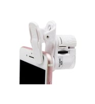 60x Mini Cep Telefonu Için Mandallı Mikroskop Uv Ledli Büyüteç - Model : Al2431