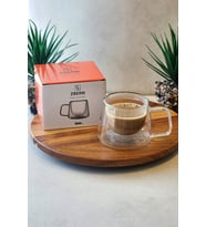 ZBERN ÇİFT ÇİDARLI KISA KUPA-210ML