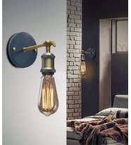RİOLİGHT RETRO ESKİTME MAFSALLI APLİK (Siyah - Beyaz)