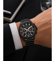 Ferrucci İnce Bilekli Erkeklere Özel Kasa Çap 43mm Fonksiyonlu Çelik Kordon&Kasa Erkek Kol Saati