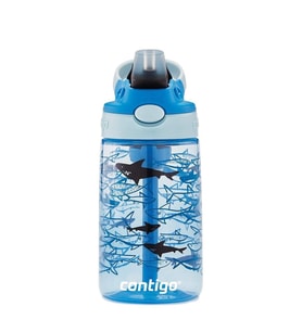 Contigo Gizmo Flip Pro Sharks Tritan Çocuk Suluğu 420ML - Açık Mavi