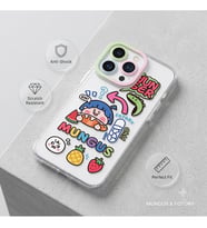 iPhone 13 Pro Kılıf Seti - Sevimli Character Desenli Anti-Şok Kapak + Kamera Lens Koruyucu