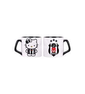 Ghostbastır Design Beşiktaş Hello Kitty Kupa Bardak Tek Adet 0254