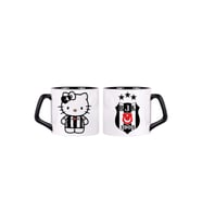 Ghostbastır Design Beşiktaş Hello Kitty Kupa Bardak Tek Adet 0254
