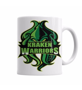 Kraken Warriors Kupa Bardak Porselen