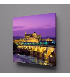 ANTİK ŞEHİR KANVAS TABLO 80x80cm (Karışık)