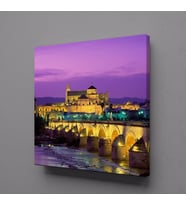 ANTİK ŞEHİR KANVAS TABLO 80x80cm (Karışık)