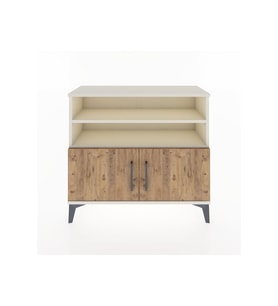 Arges Şifonyer 3 Raflı 2 Kapaklı 88x30x80 Aytaşı-Çam