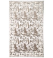 Bespoky Eberndorf Mavi Patchwork Pamuklu El Dokuması Alan Halısı