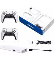 PRO Retro Oyun Konsolu, 2 Kablosuz Oyun Konsolu, 64 GB, 20000 Oyun, 3D, HD, TV, PS1 HDMI 4K Emülatörleri, Arcade Oyunları, Çocuklar ve Yetişkinler için Hediye