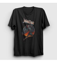 Presmono Unisex Siyah Angel Judas Priest T-Shirt 87972tt