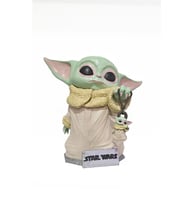 Baby Yoda 18 Cm Elinde Mini Yoda Detaylı 12K Detaylı Reçine (Plastik Değildir)