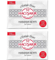 Hacı Şakir Hamam Keyfi Kalıp Sabun 800 gr 2 Li Cilt Dostu Doğal İçerik ve Yoğun Köpük