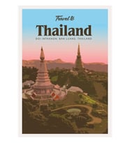 Tayland Tablo Ahşap Poster Dekoratif