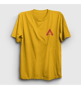 Presmono Unisex Sarı Side Logo Apex Legends T-Shirt 232250tt (Sarı)