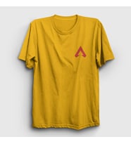 Presmono Unisex Sarı Side Logo Apex Legends T-Shirt 232250tt (Sarı)