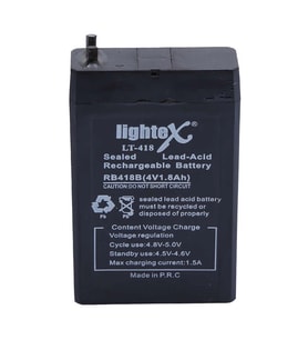 Lightex Lt-418 4v 1.8ah Işıldak Fener Aküsü